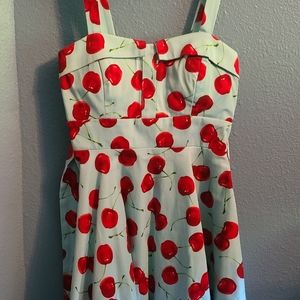 Cherry Print Pinup Dress